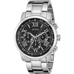 Guess Men's Black Steel