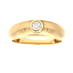 Natural .10ct Diamond Ring 10KT Yellow Gold