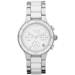 DKNY Women's Chronograph White Dial