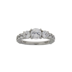 Natural Cubic Zirconium CZ SS Bridal Sterling Silver