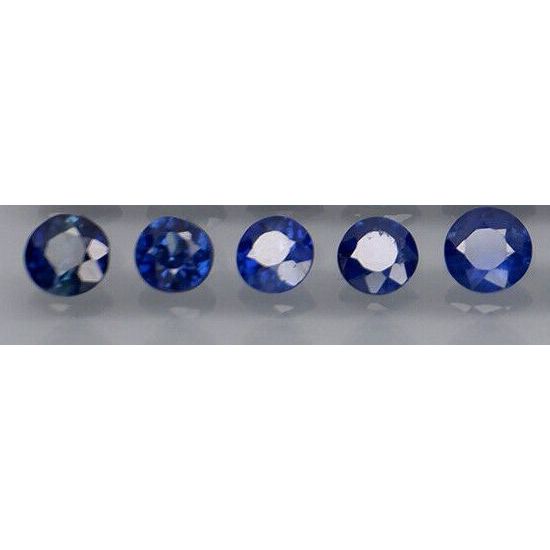 5 Pieces Natural Sapphire Loose Gemstone