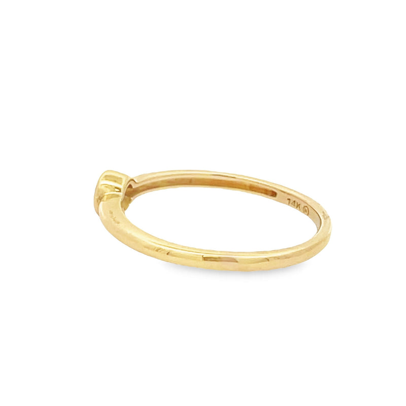 Genuine .10ct Diamond Ring 14KT Yellow Gold