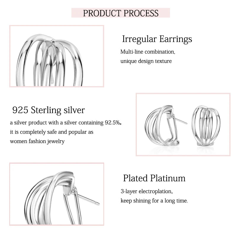 Sterling Silver Exotic Earrings For Women