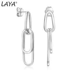 925 Sterling Silver Long Hanging Earrings for Women