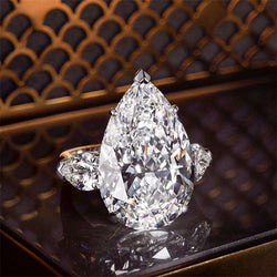 925 Sterling Silver 2ct Diamond Ring for Women