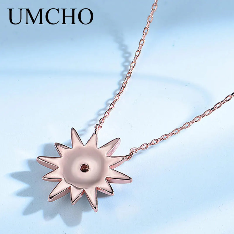 925 Sterling Silver Colorful Star Statement Necklace for Women