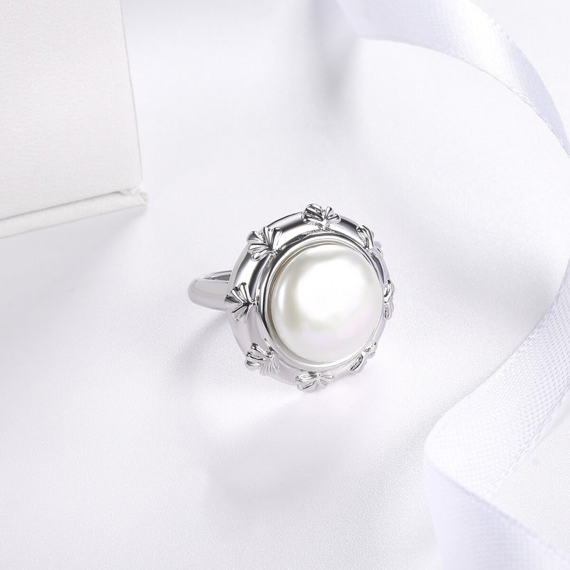 Sterling Silver Freshwater Pearl Rings for Women