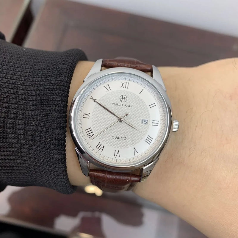 Luxury Casual Quartz Date Wristwatch