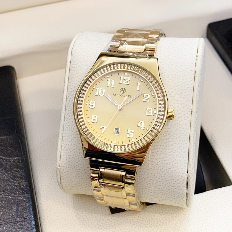 Luxury Silver Steel Watch with Butterfly Lock & Numberal Marks - Waterproof, Ideal for Women.