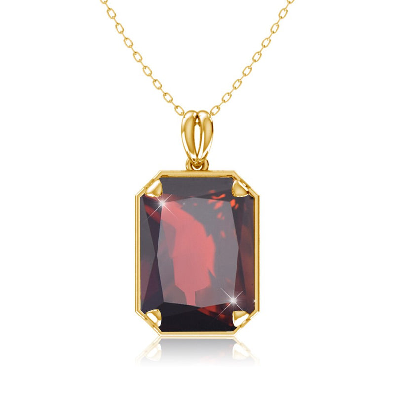 14K Gold Real Pendant For Women 925 Sterling Silver Pendants and Necklaces Birthstone Aquamarine Fine Jewelry Wedding Gifts
