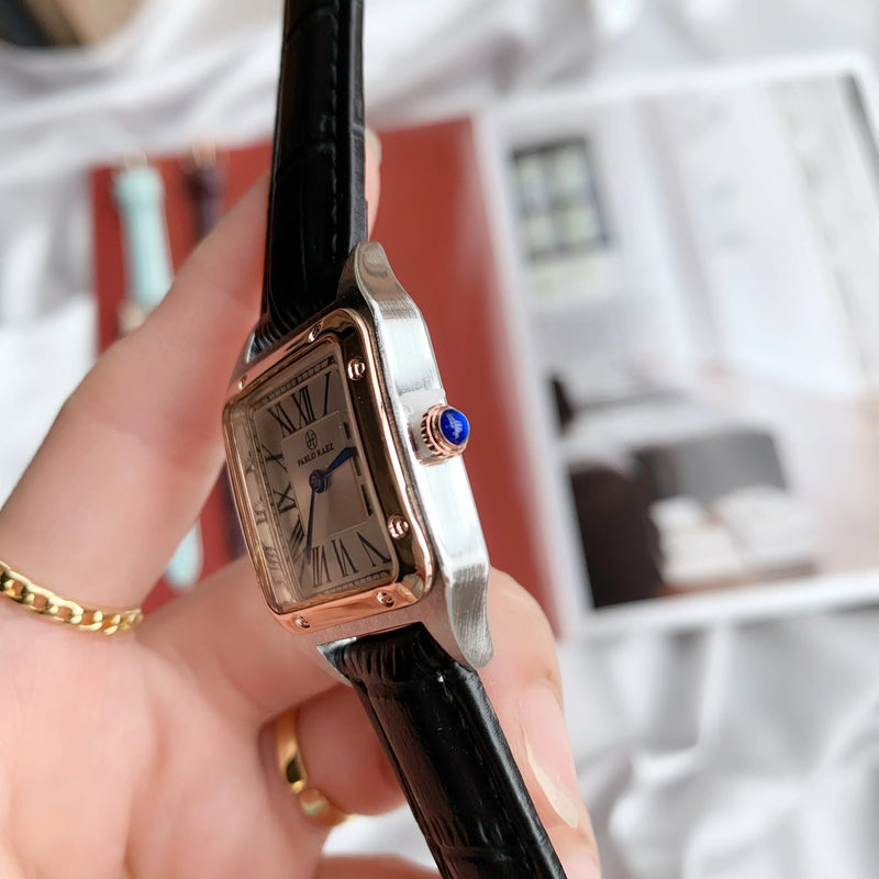 Luxury Square Women's Wristwatch with Japan Movement