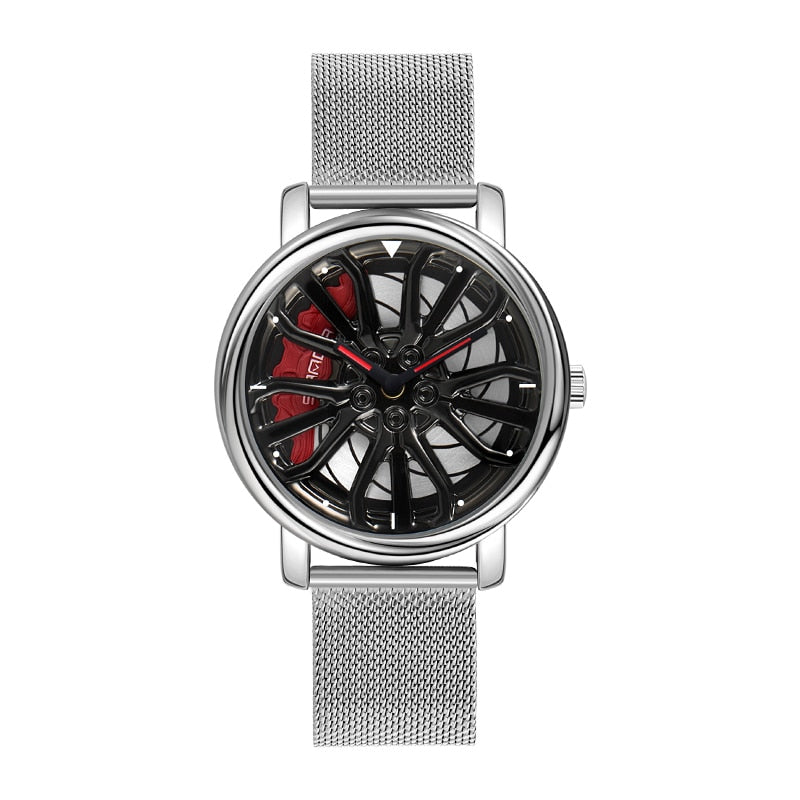 Stainless Steel Quartz Sports Watch with Cool Design for Men