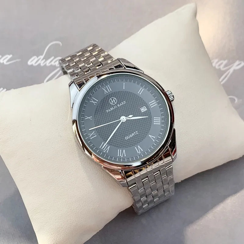 Luxury Casual Quartz Date Wristwatch