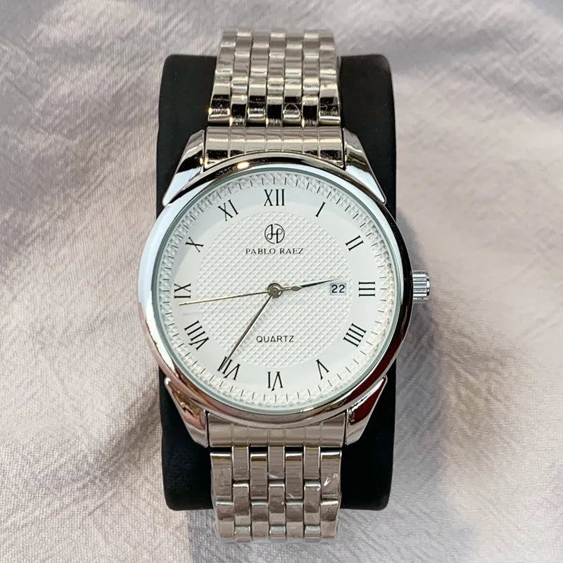 Luxury Casual Quartz Date Wristwatch