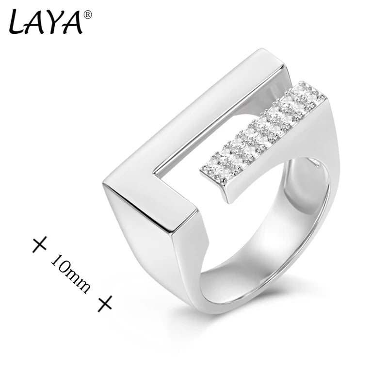 Sterling Silver Zircon Ring for Women