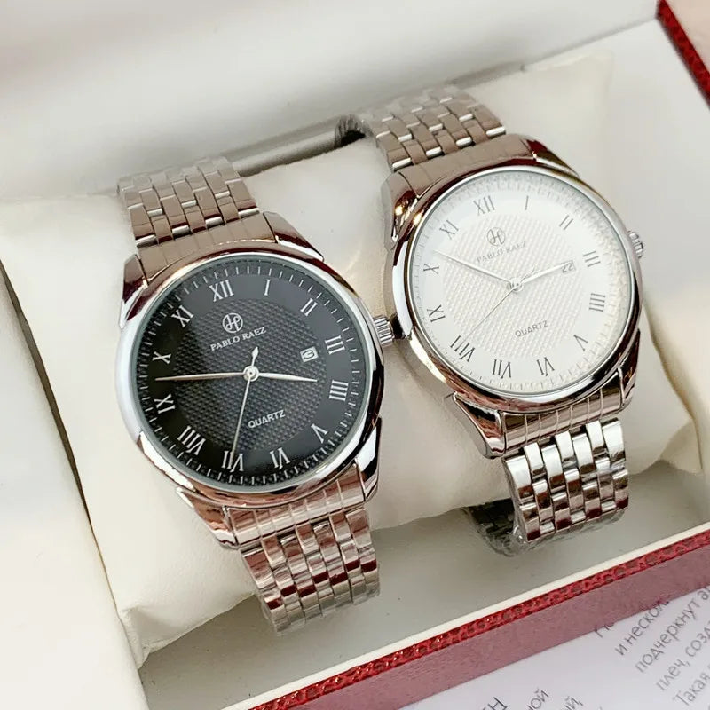 Luxury Casual Quartz Date Wristwatch