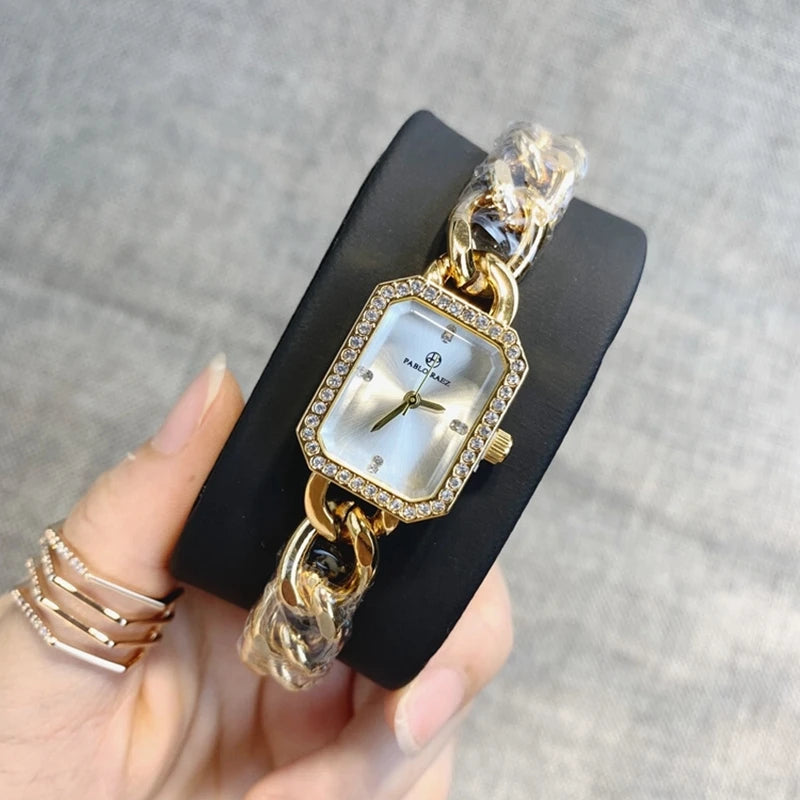 Luxury Diamond Women's Wristwatch - Elegant Casual Design for Female Fashion