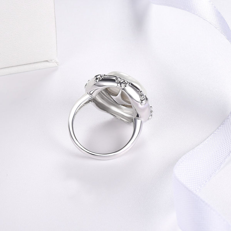 Sterling Silver Freshwater Pearl Rings for Women