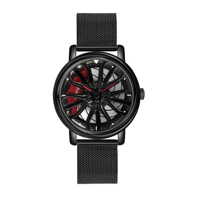 Stainless Steel Quartz Sports Watch with Cool Design for Men