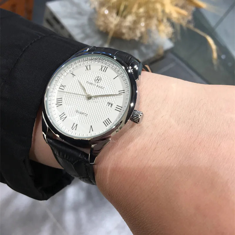 Luxury Casual Quartz Date Wristwatch