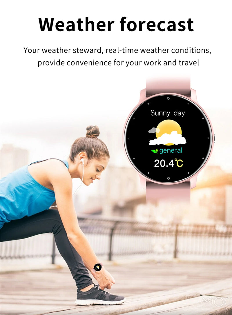 Women's Fitness Smartwatch with Heart Rate and Blood Oxygen Monitoring, Bluetooth Calling for iOS & Android