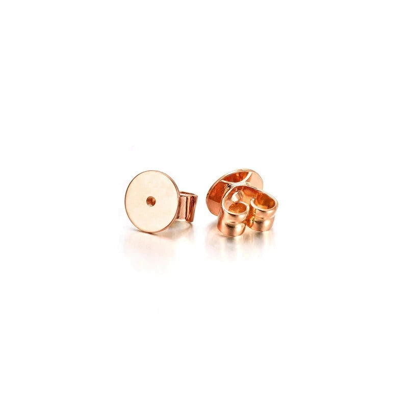 14k Rose Gold SI/H Natural Diamonds Stud Earrings for Women