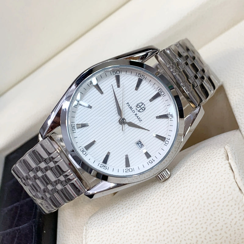 Luxury Men's Waterproof Date Watch - Elegant Timepiece for Casual Wear