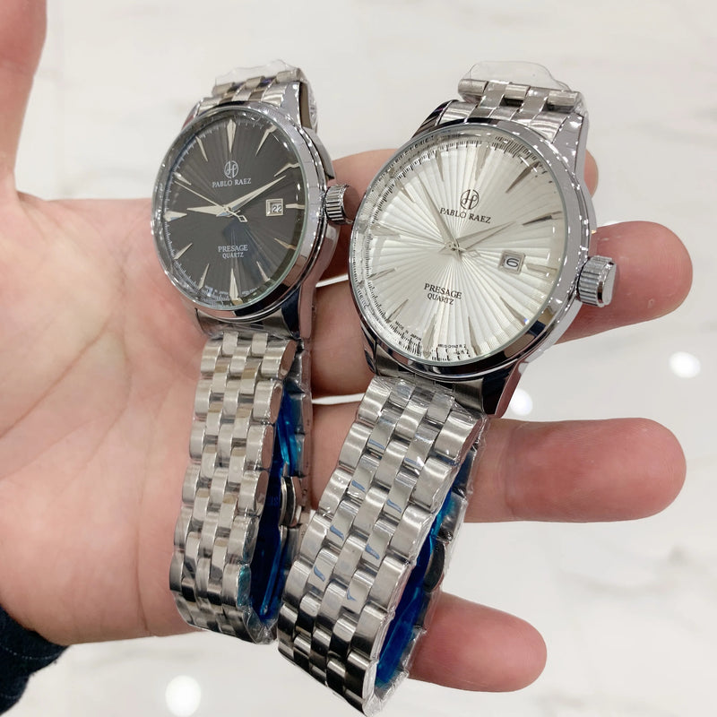 Luxury Quartz Stainless Steel Wristwatch