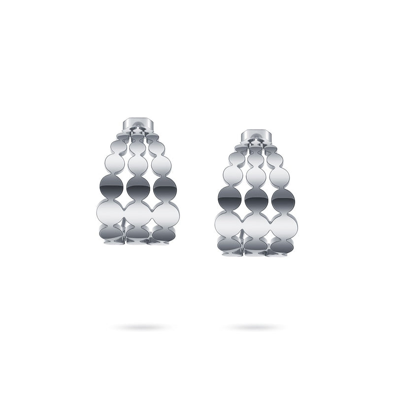 ENFASHION Dot Row Stud Earrings For Women Piercing Pendientes Stainless Steel Fashion Jewelry Gold Color Earring Gift E1242