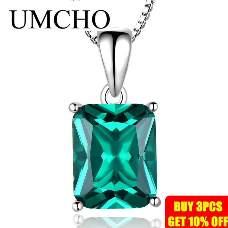 925 Sterling Silver Gemstone Pendant for Women