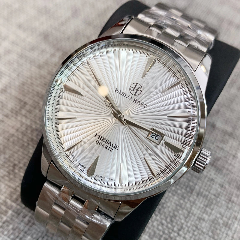 Luxury Quartz Stainless Steel Wristwatch