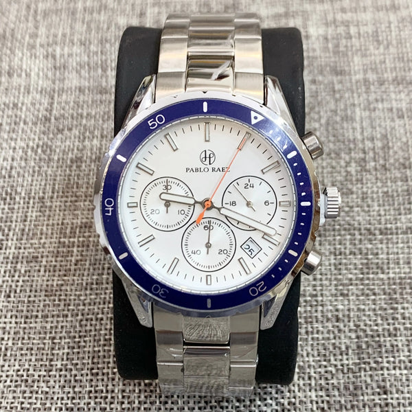 Luxury Sports Chronograph Waterproof Stainless Steel Wristwatch for Men