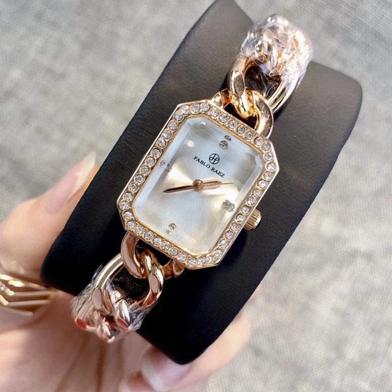 Luxury Diamond Women's Wristwatch - Elegant Casual Design for Female Fashion