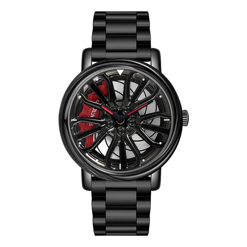 Stainless Steel Quartz Sports Watch with Cool Design for Men