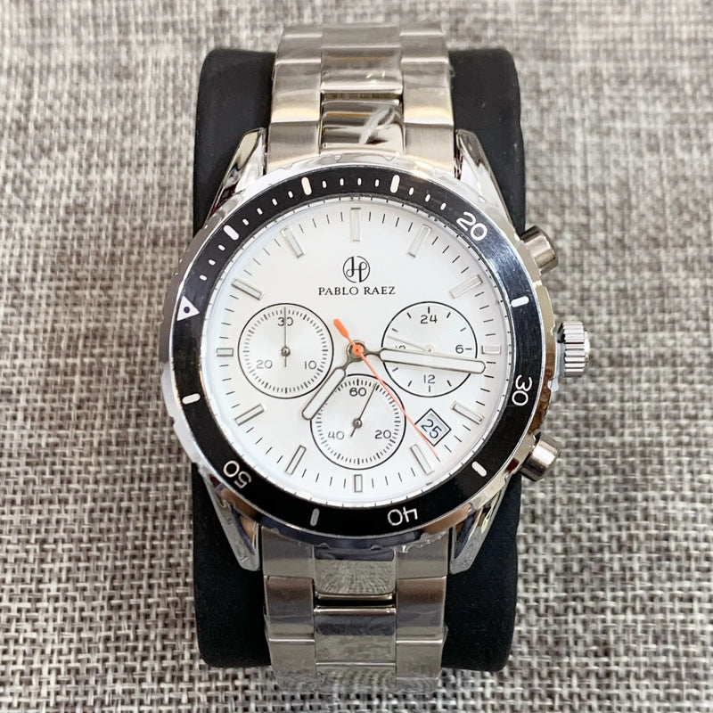 Luxury Sports Chronograph Waterproof Stainless Steel Wristwatch for Men