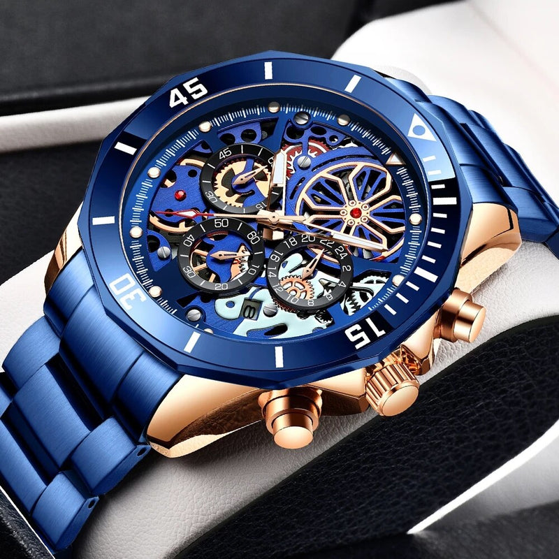 Stainless Steel Luxury Diver Watch for Men