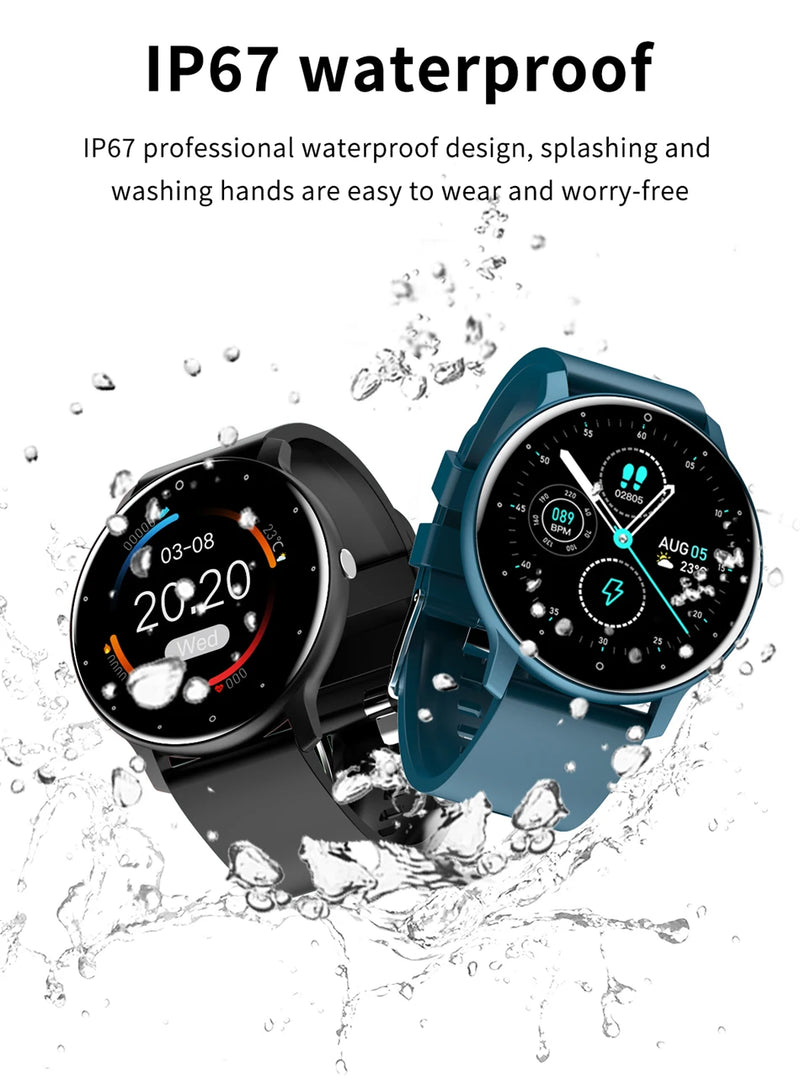 Women's Fitness Smartwatch with Heart Rate and Blood Oxygen Monitoring, Bluetooth Calling for iOS & Android