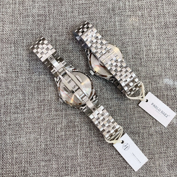 Luxury Quartz Stainless Steel Wristwatch