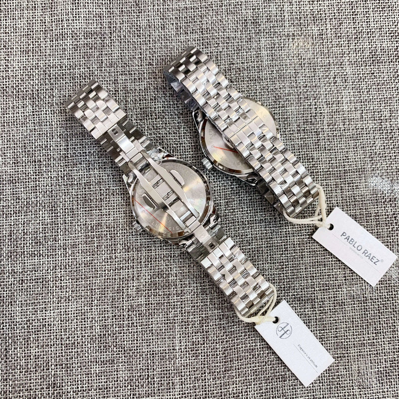 Luxury Quartz Stainless Steel Wristwatch