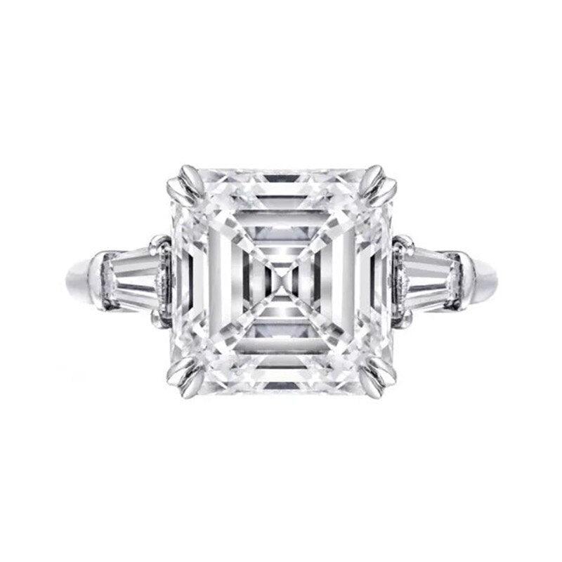 925 Sterling Silver Lab Diamond Ring for Women & Men