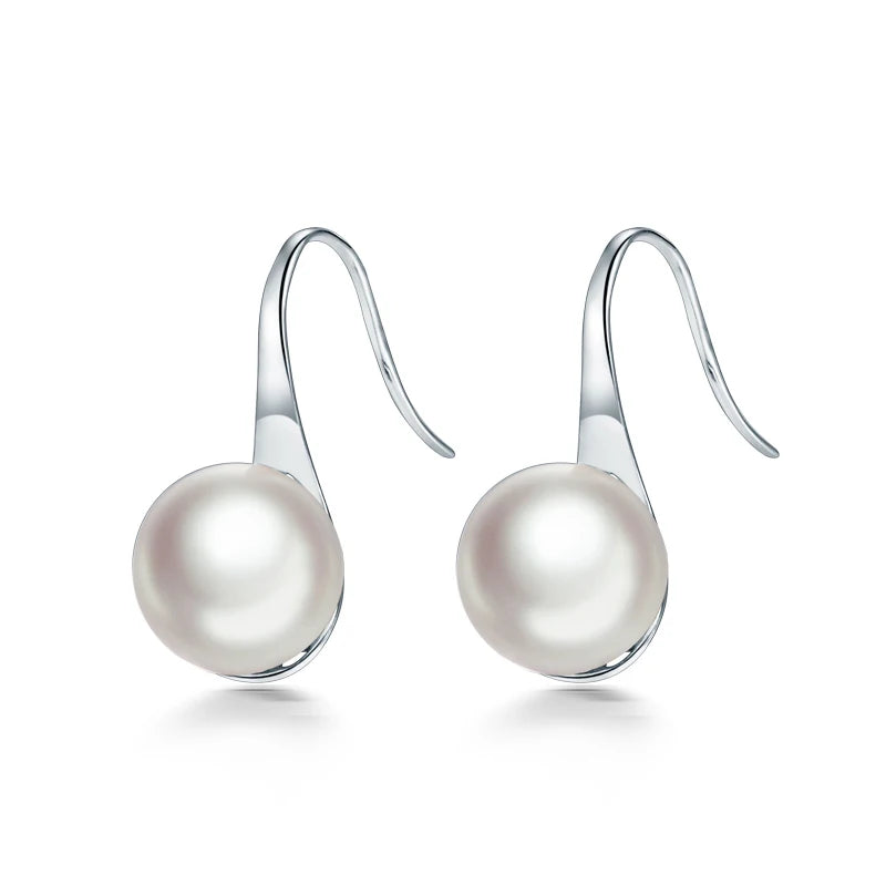 18K Yellow Gold Akoya Pearl Earrings for Women