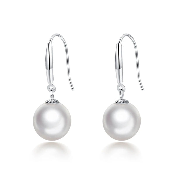 18K Yellow Gold Akoya Pearl Earrings for Women