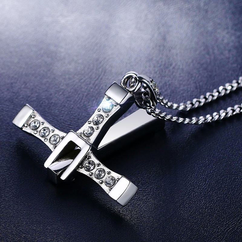 316L Stainless Steel Cross Pendant for Men