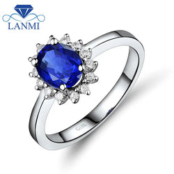 18Kt White Gold Sapphire and Diamond Wedding Band for Women