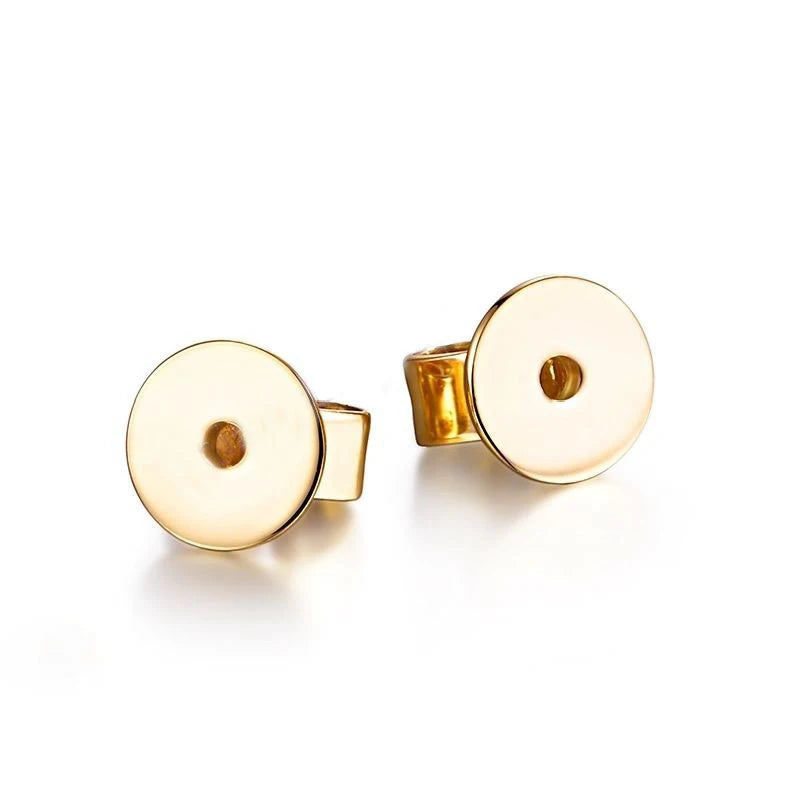 14k Yellow/White/Rose Gold 0.5ct Natural Diamond Stud Earrings for Women