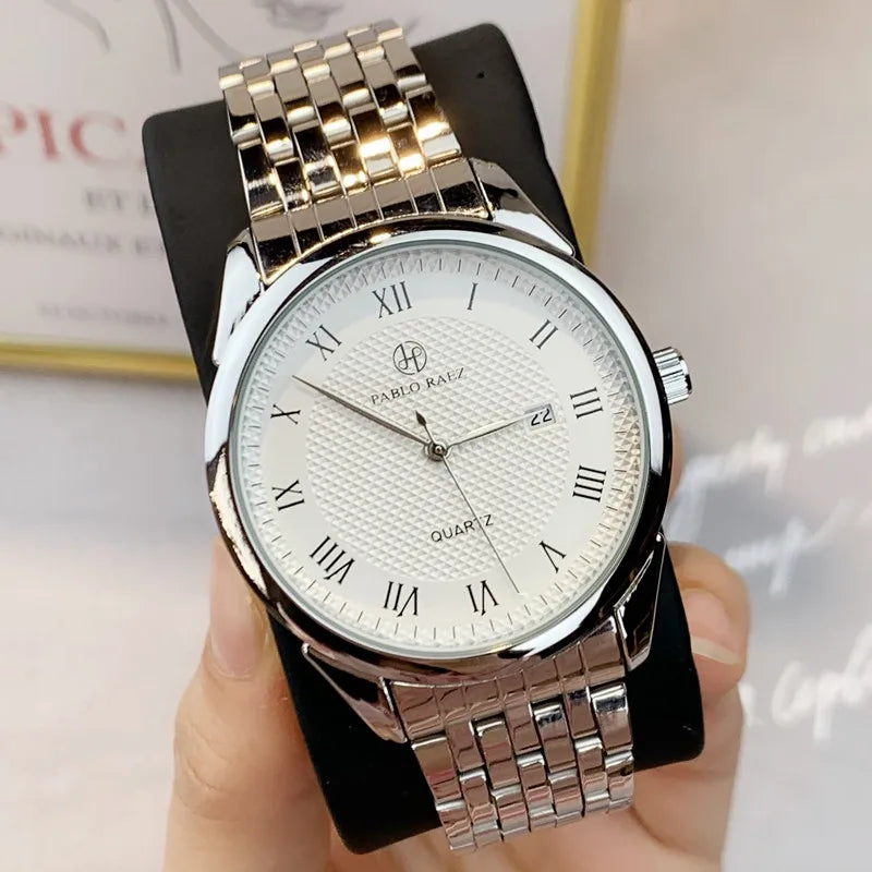 Luxury Casual Quartz Date Wristwatch