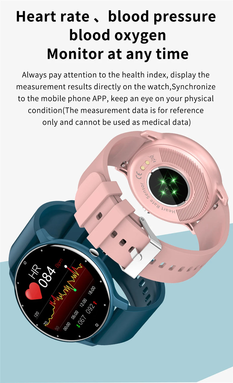 Women's Fitness Smartwatch with Heart Rate and Blood Oxygen Monitoring, Bluetooth Calling for iOS & Android