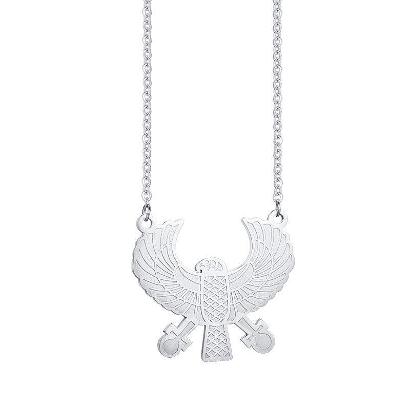 Titanium Stainless Steel Eagle Pendant Necklace for Men