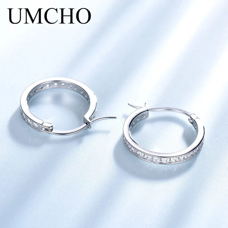 925 Sterling Silver Hoop Earrings for Women