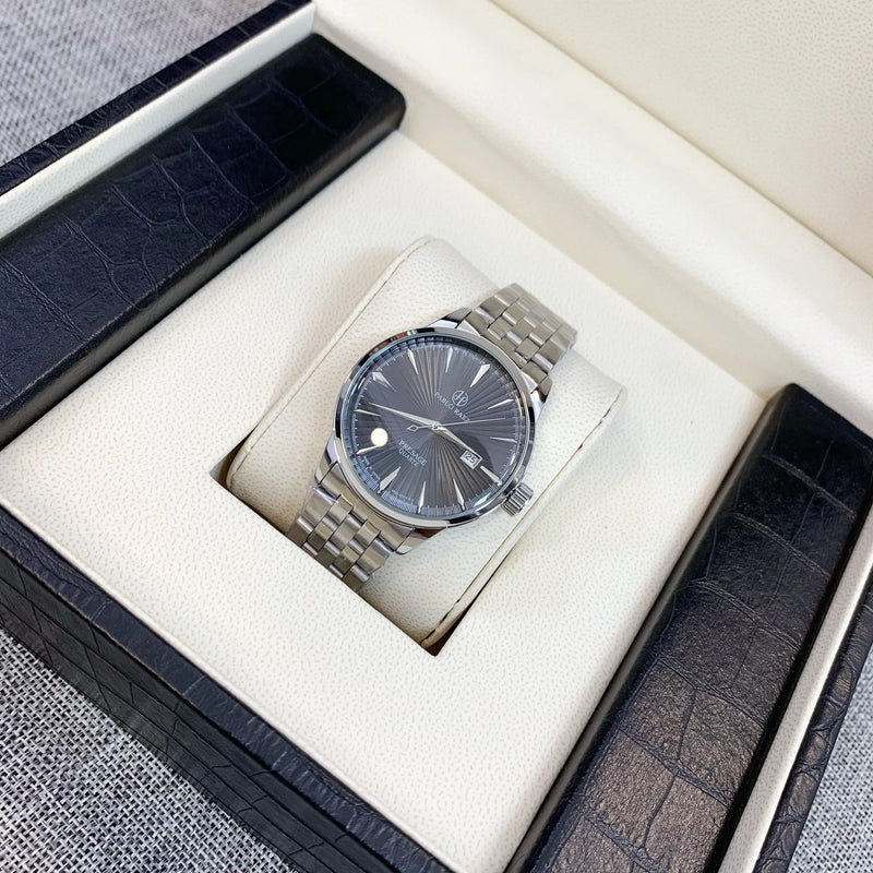 Luxury Quartz Stainless Steel Wristwatch